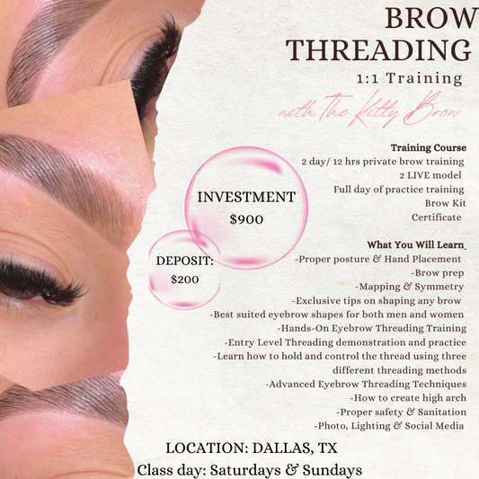 BROW THREADING CLASS